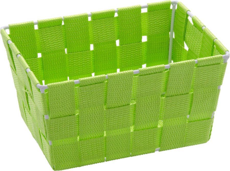 Wenko Opbergmand Adria Polypropyleen Groen 9x14x19cm