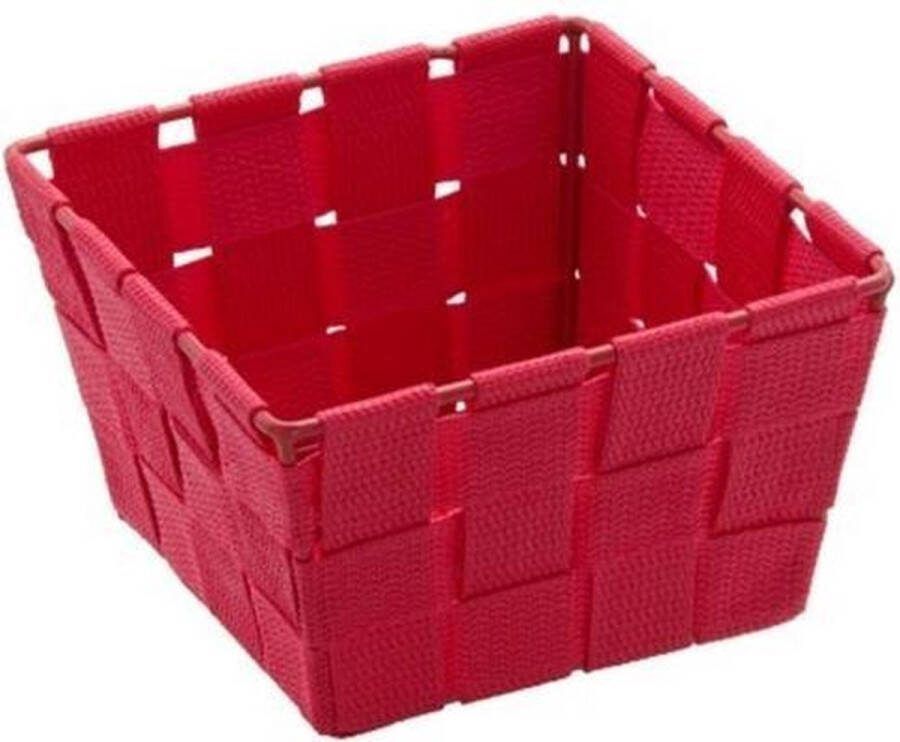 Wenko Opbergmand Adria Polypropyleen Rood 9x14x14cm