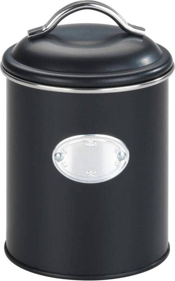 Wenko Opbergpot Nero 1 Liter Staal Zwart