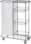 Wenko Trolley 58 X 50 Cm Staal polyester Zilver wit - Thumbnail 1