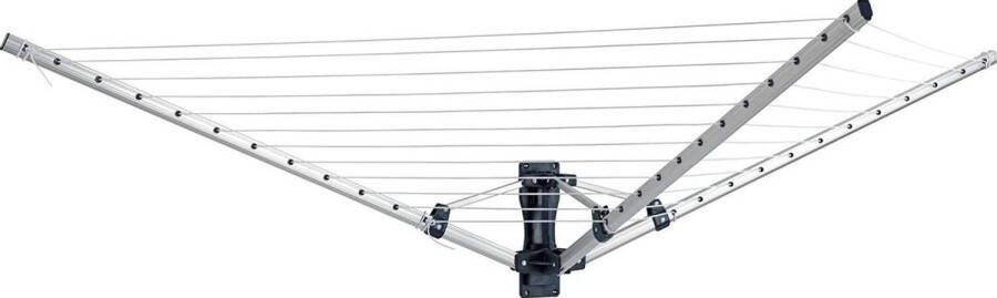 Wenko Wanddroogrek 18 m drooglengte roestvrij aluminium inklapbaar (1-delig)