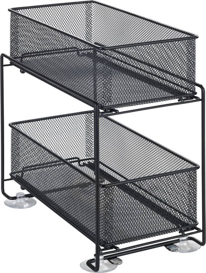 Wenko Keukenrek Model Gioma Ladekast organizer met 2 etages voor onderkasten & rekken (1 stuk)