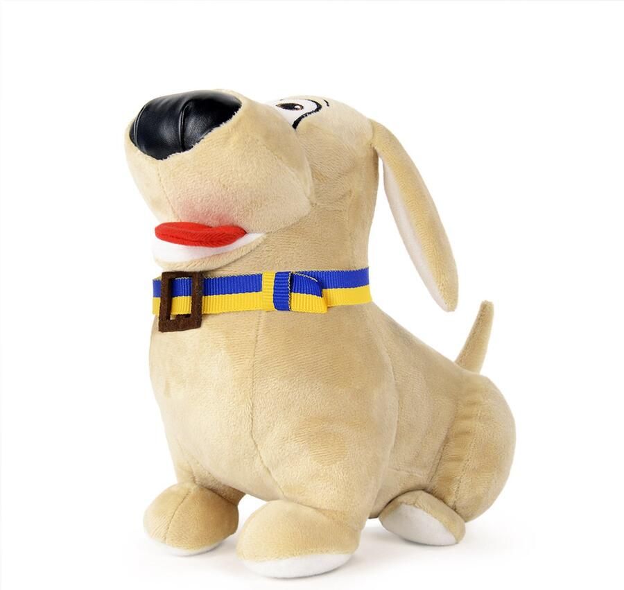 Weplay Merchandise WP Merchandise Pluche Knuffel Hond Labrador Buddy in Oekraïense halsband 23 cm