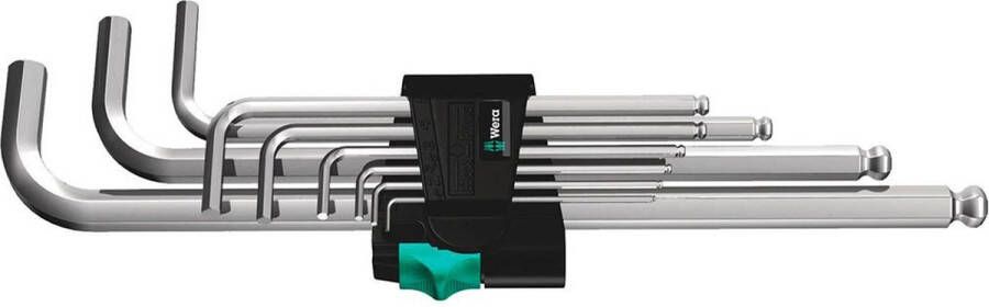 Wera 05022087001 9-delige Inbussleutelset 1 5-10mm