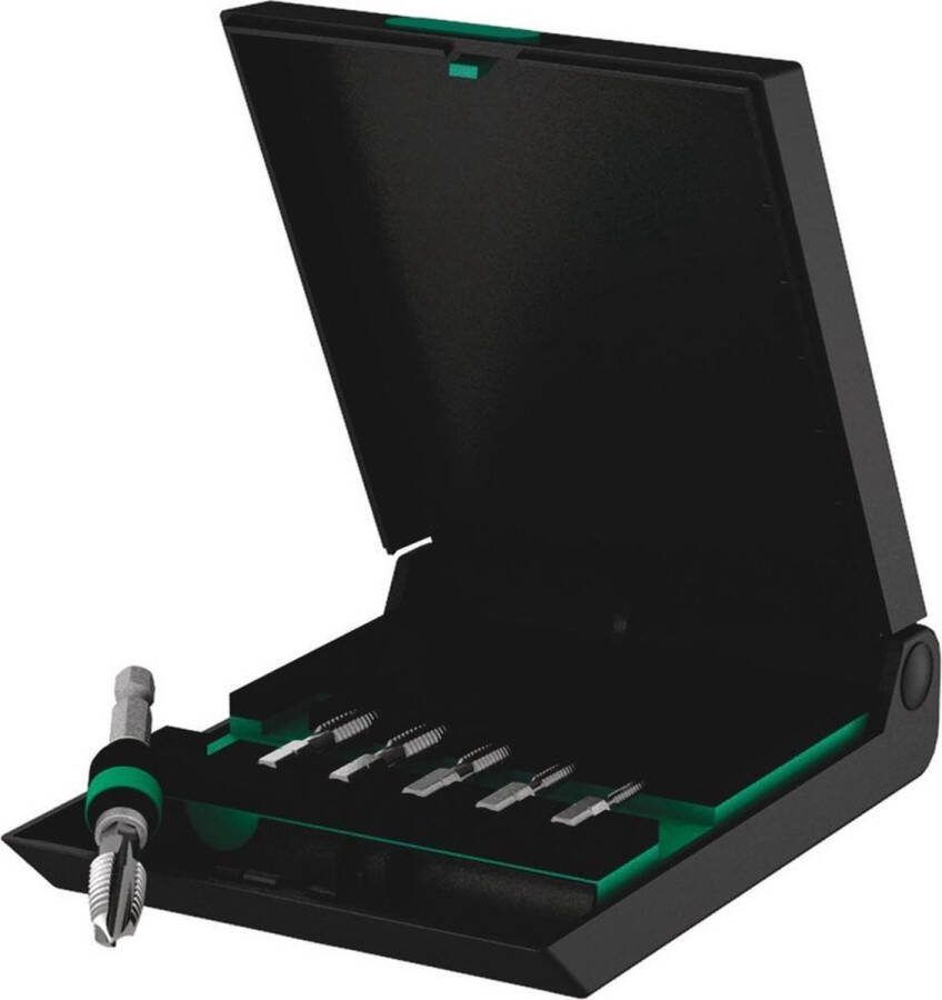 Wera 05104654001 Tapborenset 7-delig Metrisch Rechtssnijdend DIN 3126 HSS 1 stuk(s)
