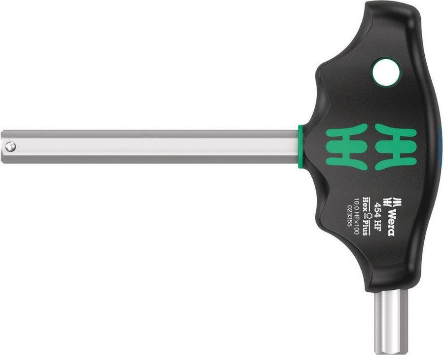 Wera 454 HF Inbusschroevendraaier Sleutelbreedte: 10 mm Koplengte: 100 mm