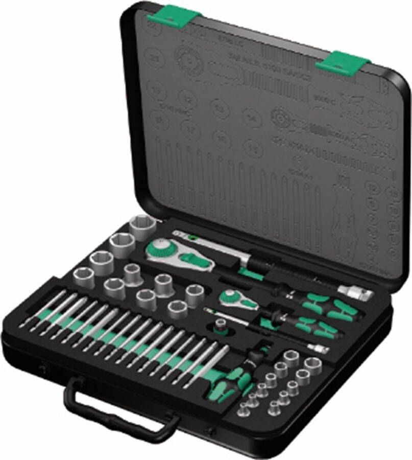 Wera 5160785001 43-delige Zyklop Speed Ratelset Metrisch 1 4 en 1 2