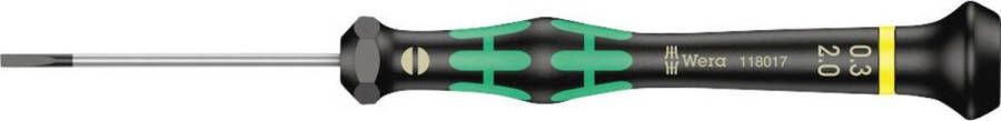 Wera micro gleuf schroevendraaier 0.3 x 2.0 x 50mm