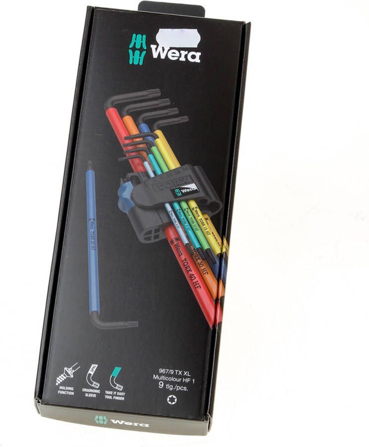 Wera Stiftsleutelset multicolour TX 967 9