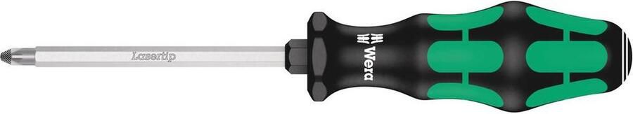 Wera 355 05009342001 Werkplaats Kruiskop schroevendraaier PZ 2 Koplengte: 100 mm