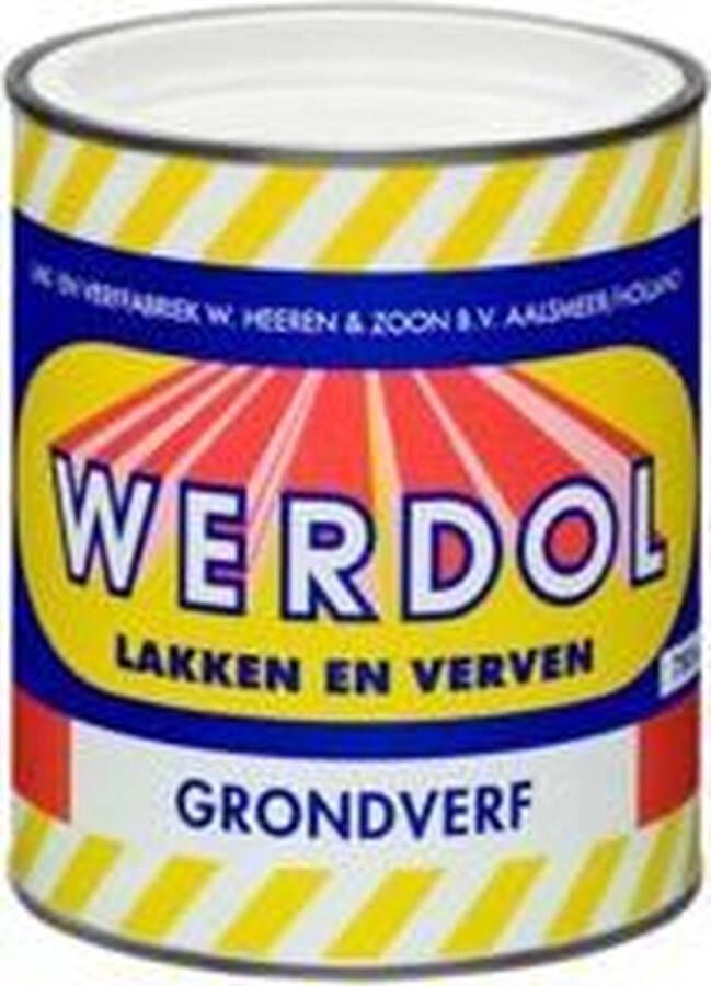 Werdol Grondverf 0.75L GRIJS