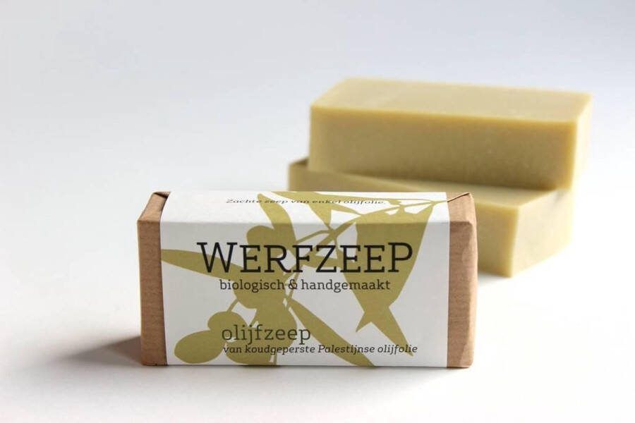 Werfzeep Olijfzeep – Natuurlijke zeep Handgemaakt Biologische en Vegan zeep voor Gevoelige Huid 100 gram
