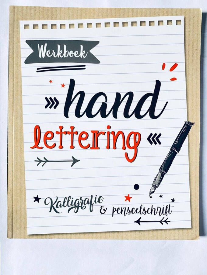 Werkboek handlettering Werkboek Kalligrafie & Penseelschrift