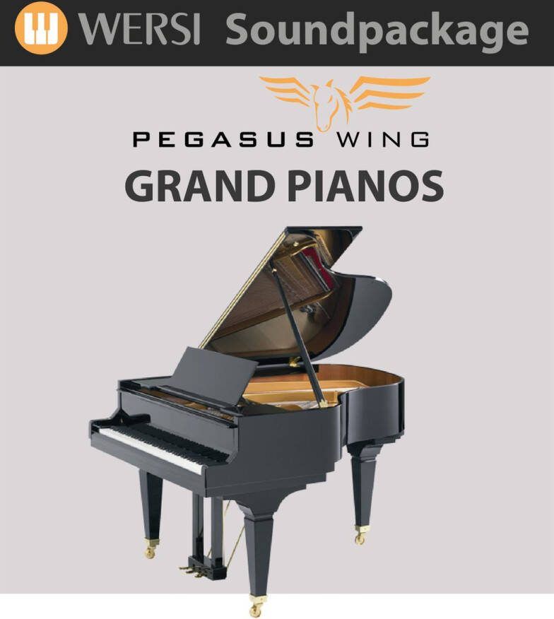Wersi Grand Pianos Soundpakket voor Pegasus Wing Orgel software