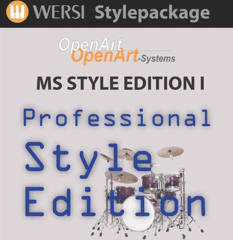 Wersi MS Professional Styleedition 1 Soundpakketage OAS Orgel software