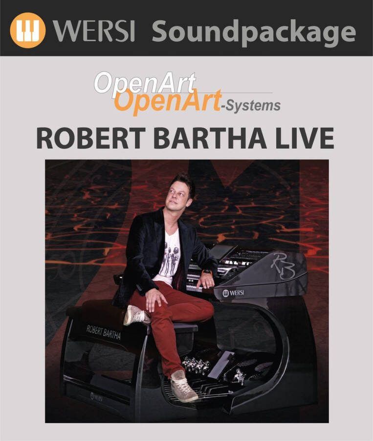 Wersi Robert Bartha Live Edition Soundpakketage u. Regis. OAS Orgel software