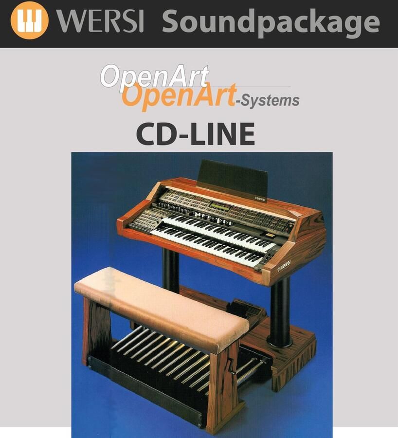 Wersi CD Line Sounds (4003300) Soundpakketage voor OAS Orgel software