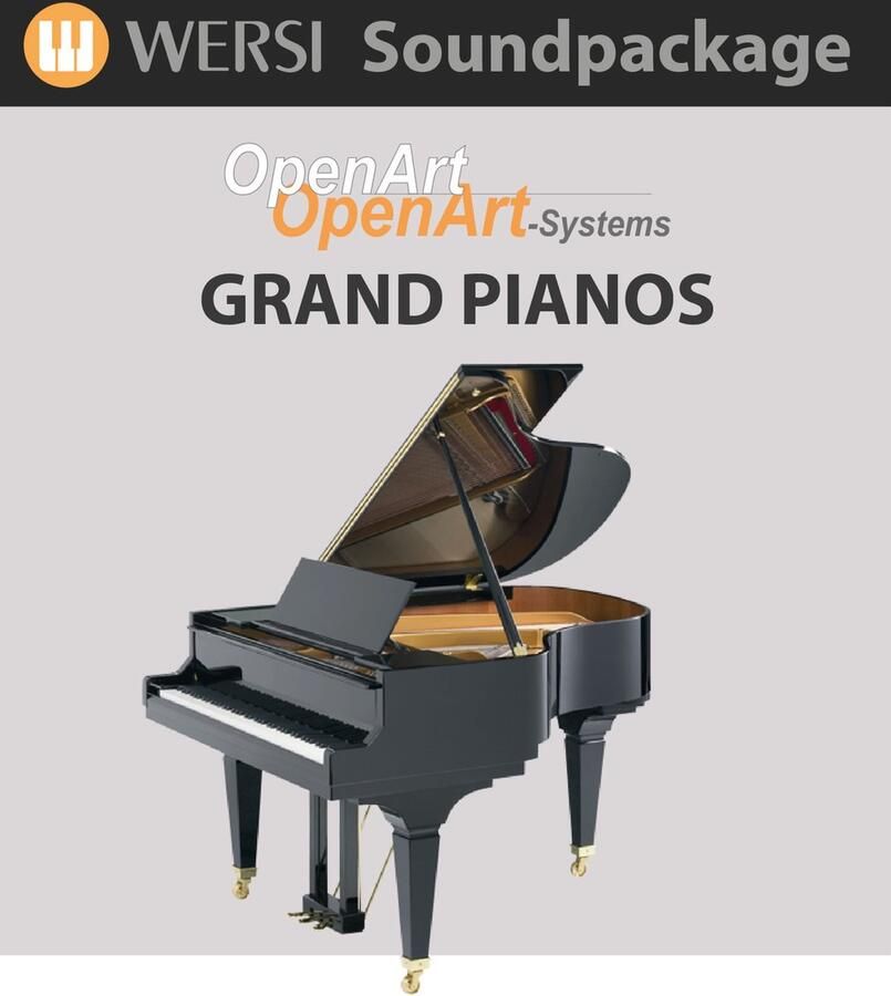Wersi Grand Pianos (4003010) Soundpakketage voor OAS Orgel software