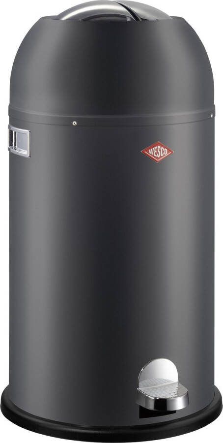 Wesco Kickmaster Afvalbak 33l mat grafiet