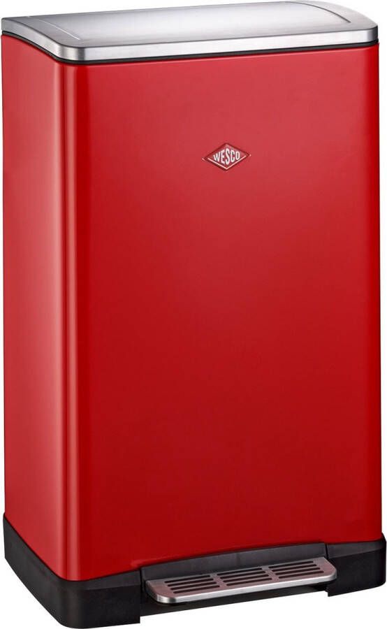 Wesco Prullenbak One Boy Pedaalemmer 40 l Rood