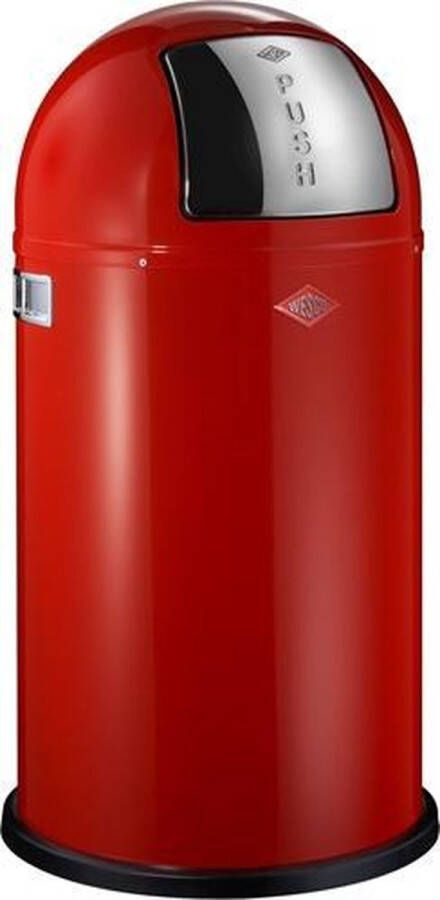 Wesco Pushboy Prullenbak 50 Liter Rood