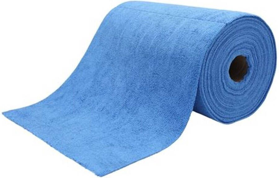 Weska Microvezeldoek op Rol -Blauw 30x30 cm 80 Stuks