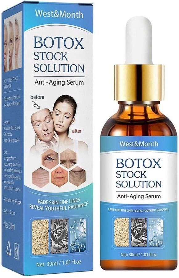 West&month Botox Stock Solution Botox Stock Solution Facial Serum Botox Stock Solution Anti-Aging Serum Botox Face Serum (1pcs)