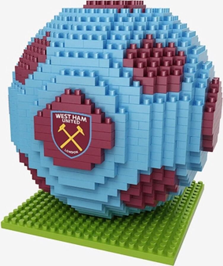 West Ham United 3D BRXLZ voetbal bouwpakket