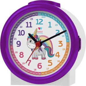 West Watches West Watch Kinderwekker Unicorn Alarmklok Ik leer klok kijken – kinderen analoog