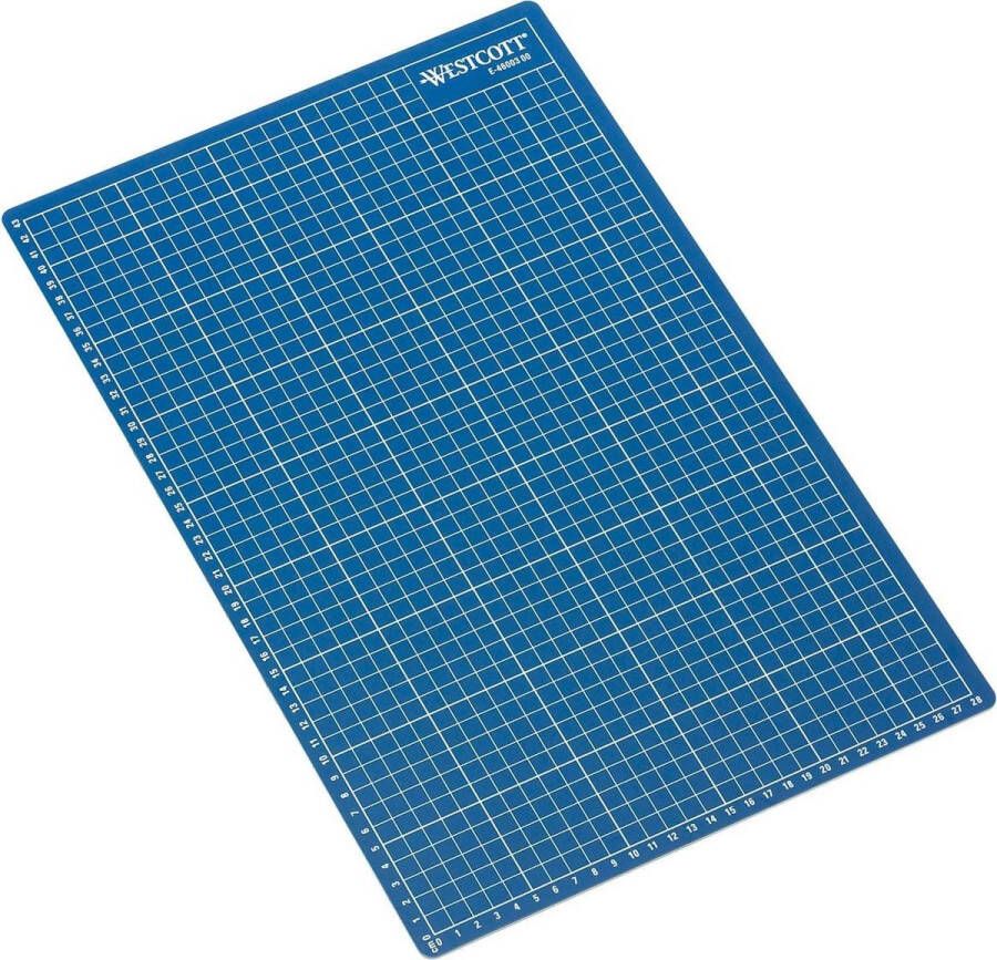 Westcott snijmat A3 450x300mm zelf herstellend blauw AC-E46003