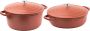 Westinghouse Pannenset Performance Series Braadpan 28cm + Hapjespan 28cm Rood Geschikt voor alle warmtebronnen inclusief inductie - Thumbnail 1