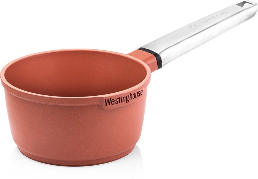 Westinghouse Performance Series Steelpan Inductie 18cm Rood Sauspan Geschikt voor alle warmtebronnen inclusief inductie