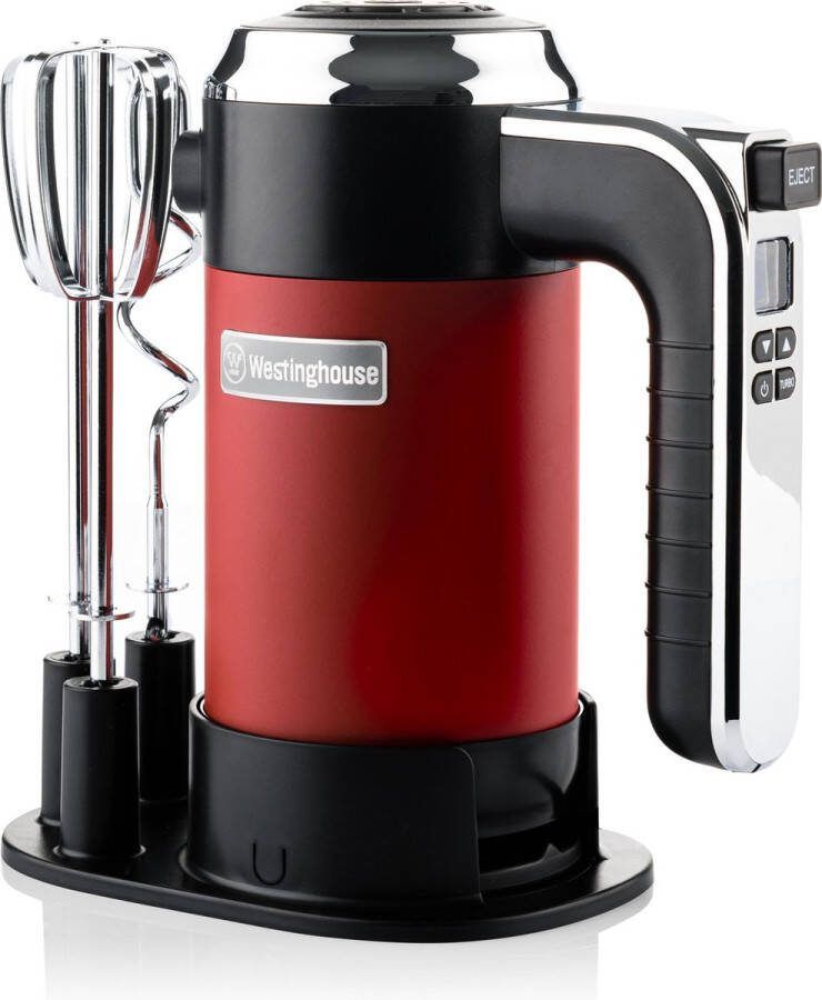 Westinghouse Handmixer Retro Collections 6 standen cranberry red WKHM250RD