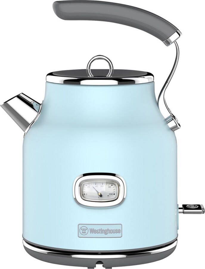 Westinghouse Waterkoker Retro Collections 2200 W blauw 1.7 liter WKWKH148BU