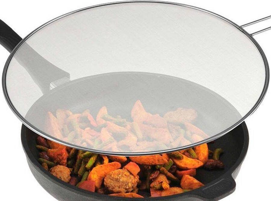 Westmark Picante antispatdeksel uit rvs ø 30cm