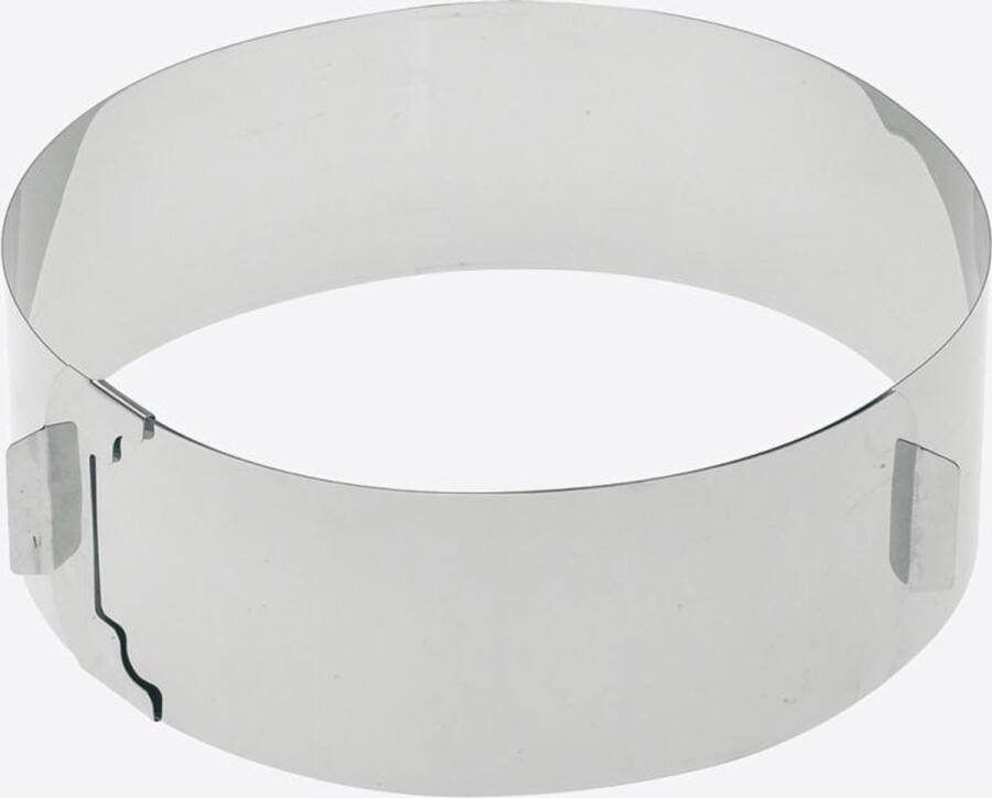 Westmark verstelbare taartring uit rvs 16 tot 30cm