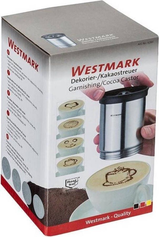 Westmark Cappuccino Cacaostrooier RVS