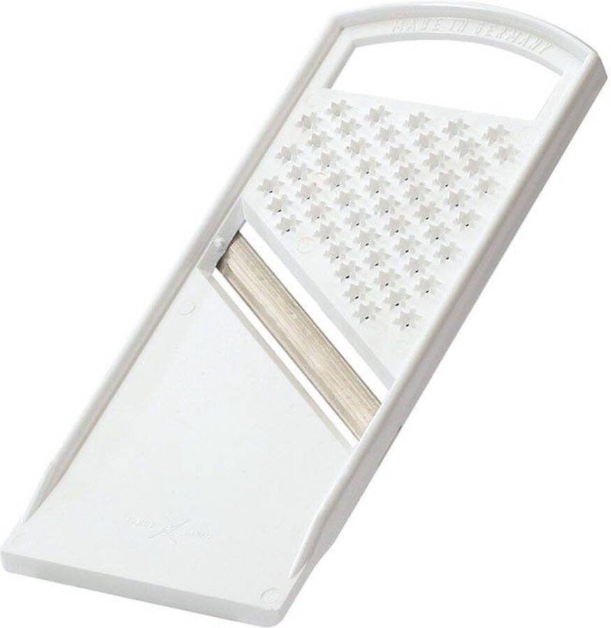 Westmark groentensnijder wit keukenhulp klein 17 x 7 cm schaaf en kaas rasp groentesnijder small