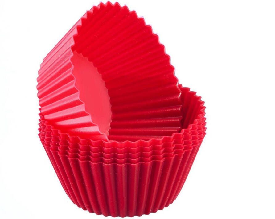 Westmark Muffinvormen Siliconen Rood ø 7 cm 6 stuks
