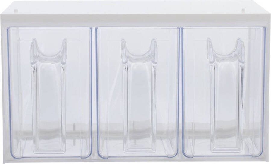 Westmark Roma Rechthoekig Dispenser 3 l Transparant Wit 1 stuk(s)