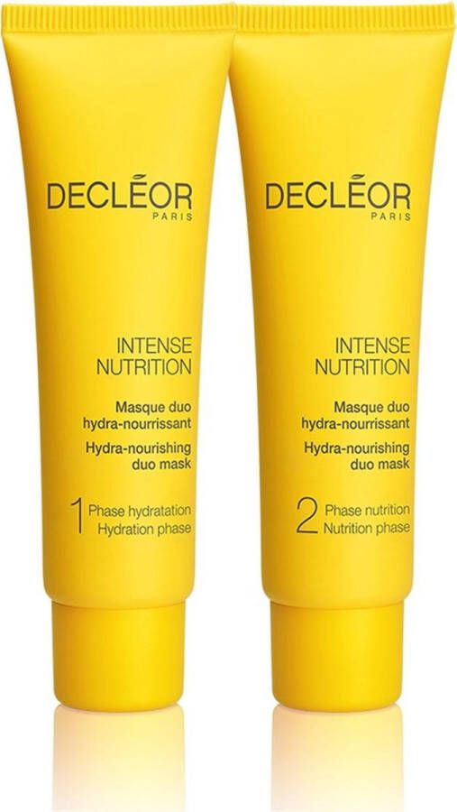 Wet N Wild Decleor 2 x 25ml Intense Nutrition Hydra- Nourishing Duo Mask with Marjoram Essential Oil (Normal Dry)
