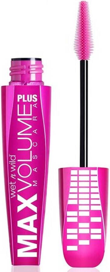 Wet N Wild Mega Volume Plus Mascara C150A Amp'd Black Zwart 8 ml