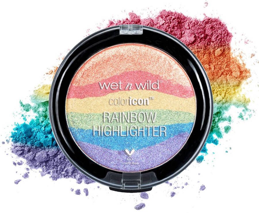 Wet N Wild Wet 'n Wild Color Icon Rainbow Highlighter 13025 Moonstone Mystique Highlighter Meerkleurig 6.2 g