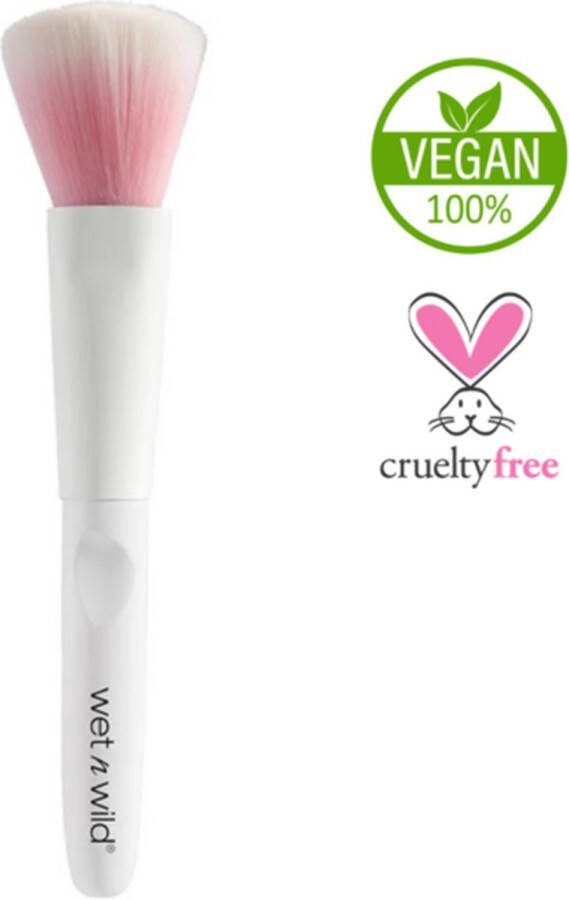Wet N Wild Wet 'n Wild Large Stipple Brush VEGAN Foundation Kwast Stippel Kwast Make-up kwast Gezichtskwasten 10 g