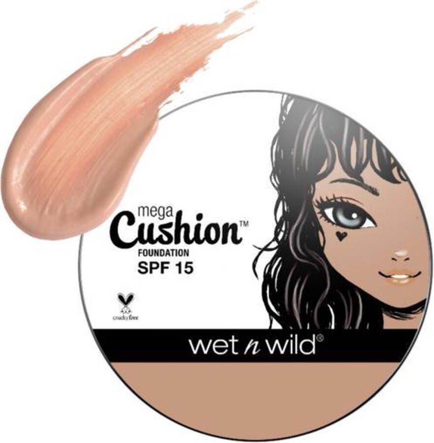 Wet N Wild Wet 'n Wild MegaCushion Liquid Foundation 108A Nude Beige SPF15 15 g