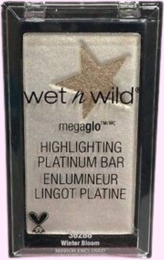 Wet N Wild Wet 'n Wild MegaGlo Highlighting Platinum Bar 36288 Winter Bloom Highlight Zilver 6.2 g