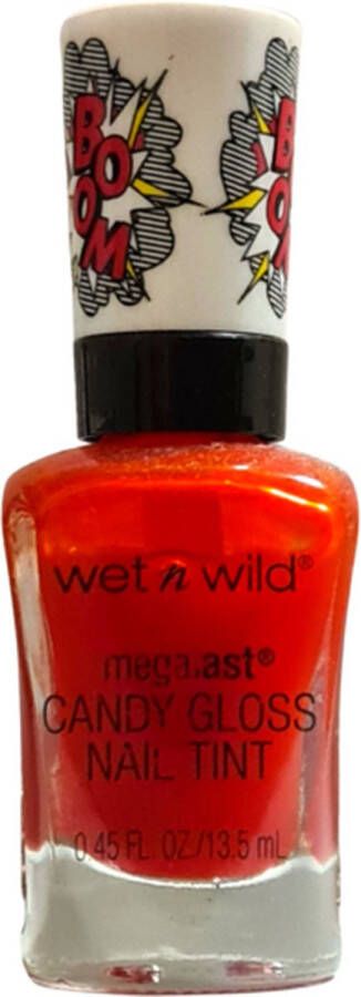 Wet N Wild Wet 'n Wild MegaLast Candy Gloss Nail Color 34708 Floral Support Rood 13.5 ml