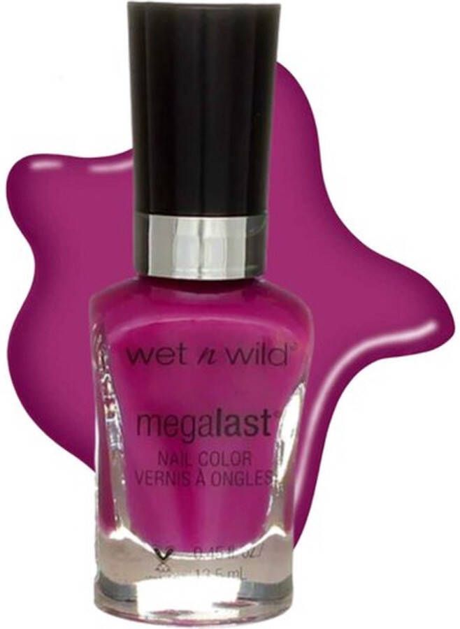 Wet N Wild Wet 'n Wild MegaLast Salon Nail Color 208B Through the Grapevine Nagellak Paars 13.5 ml