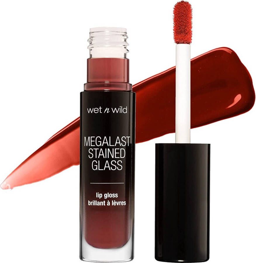 Wet N Wild Wet 'n Wild MegaLast Stained Glass Lipgloss 1111443 Handle with Care Rood 2.5 g