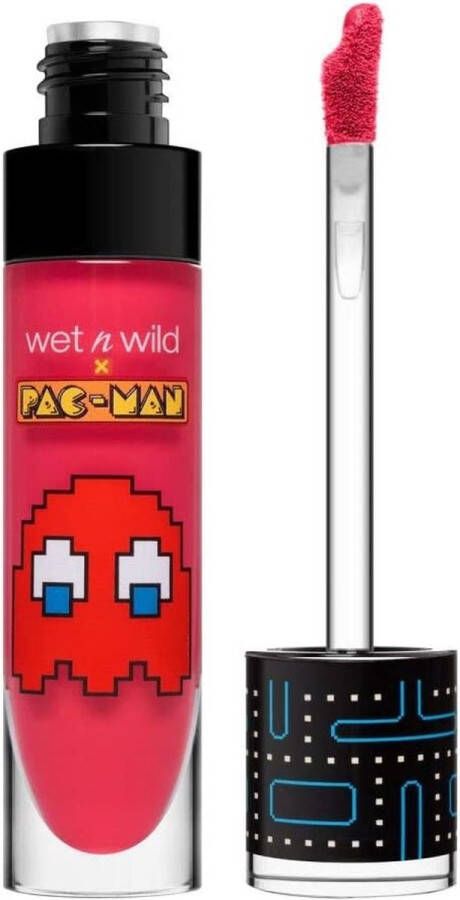 Wet N Wild Wet 'n Wild Pac Man Ghost Gloss Brilliant Lip Gloss 1110176 Blinky Liquid Lipstick Fushia 5.7 g